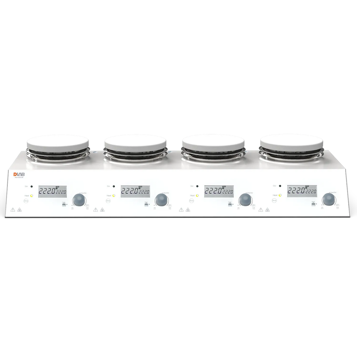 MS-H340-S4 LCD 4-Channel Digital Magnetic Hotplate Stirrer