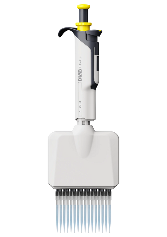 HiPette Fully Autoclavable Manual 16-Channel Adjustable Color-Coded Pipette(Coming soon)