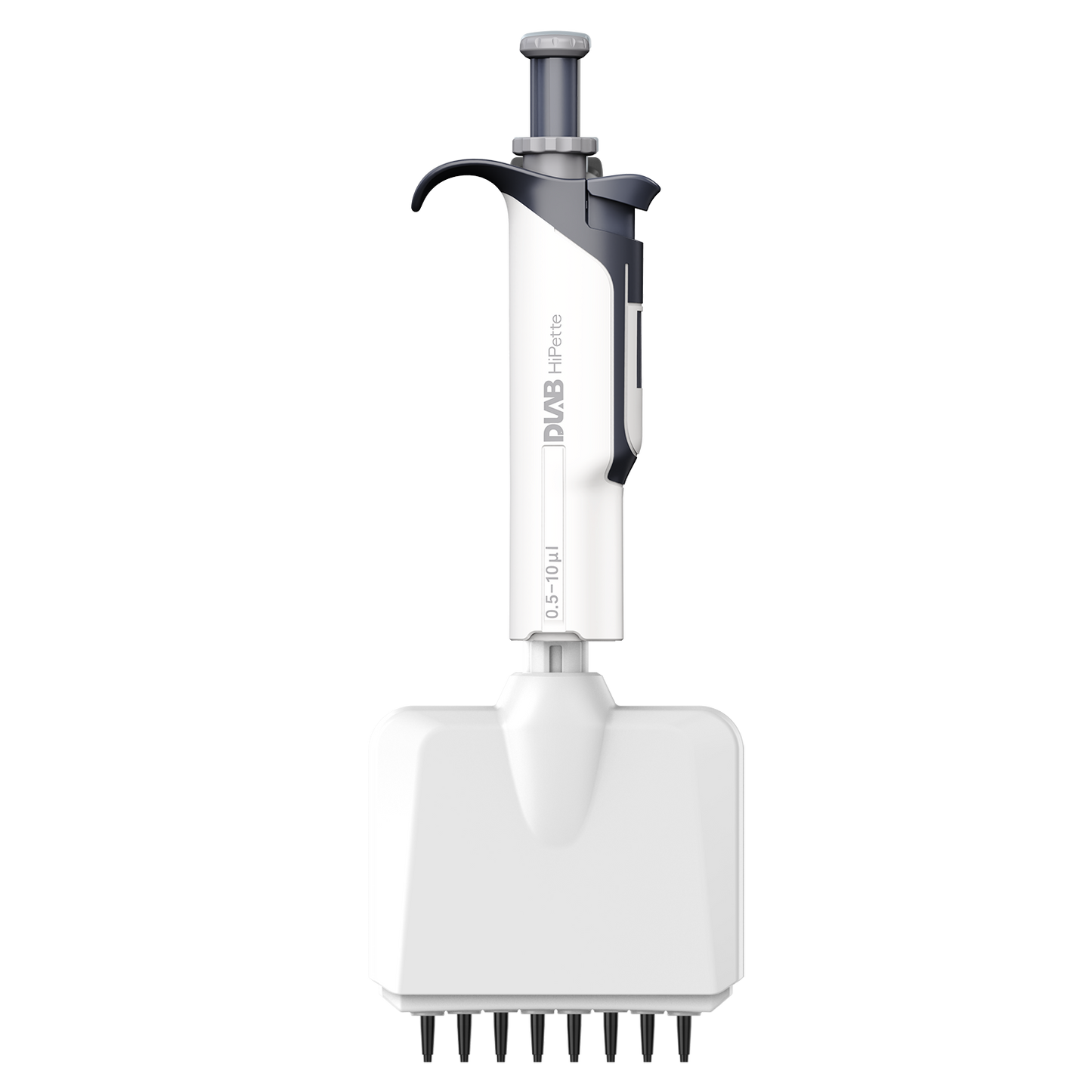 HiPette Fully Autoclavable Manual 8-Channel Adjustable Colorful Pipette