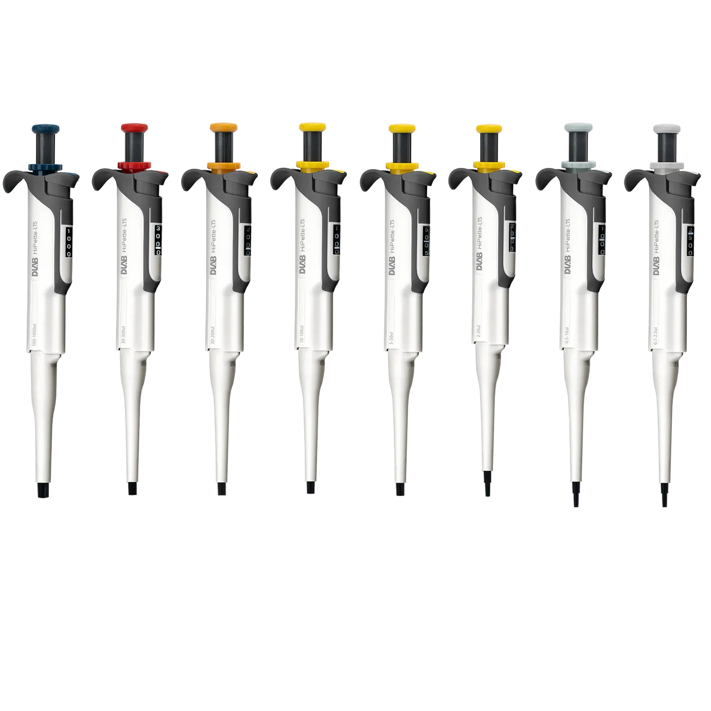HiPette-LTS Light feel manual adjustable color pipette