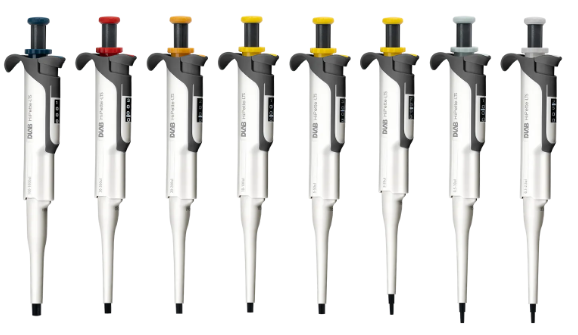 HiPette-LTS Light feel manual adjustable color pipette