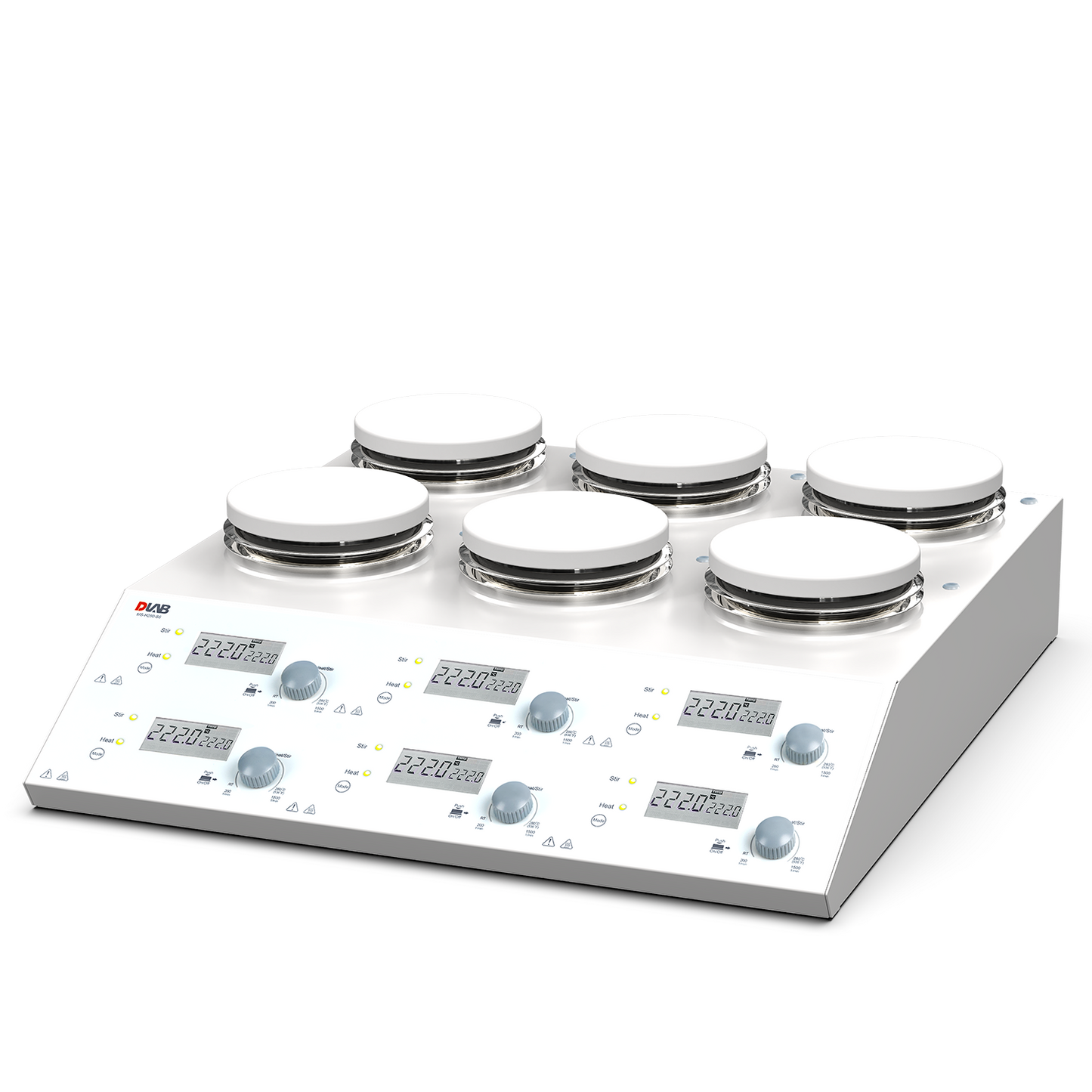 4/6 Channel LCD Digital Hotplate Magnetic Stirrer