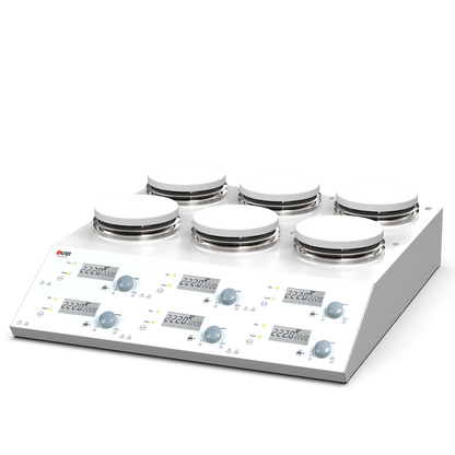 4/6 Channel LCD Digital Hotplate Magnetic Stirrer