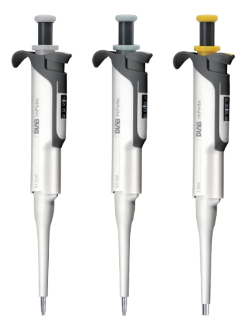 HiPette Manual Single-Channel Adjustable ColorPipette [MetalTip]