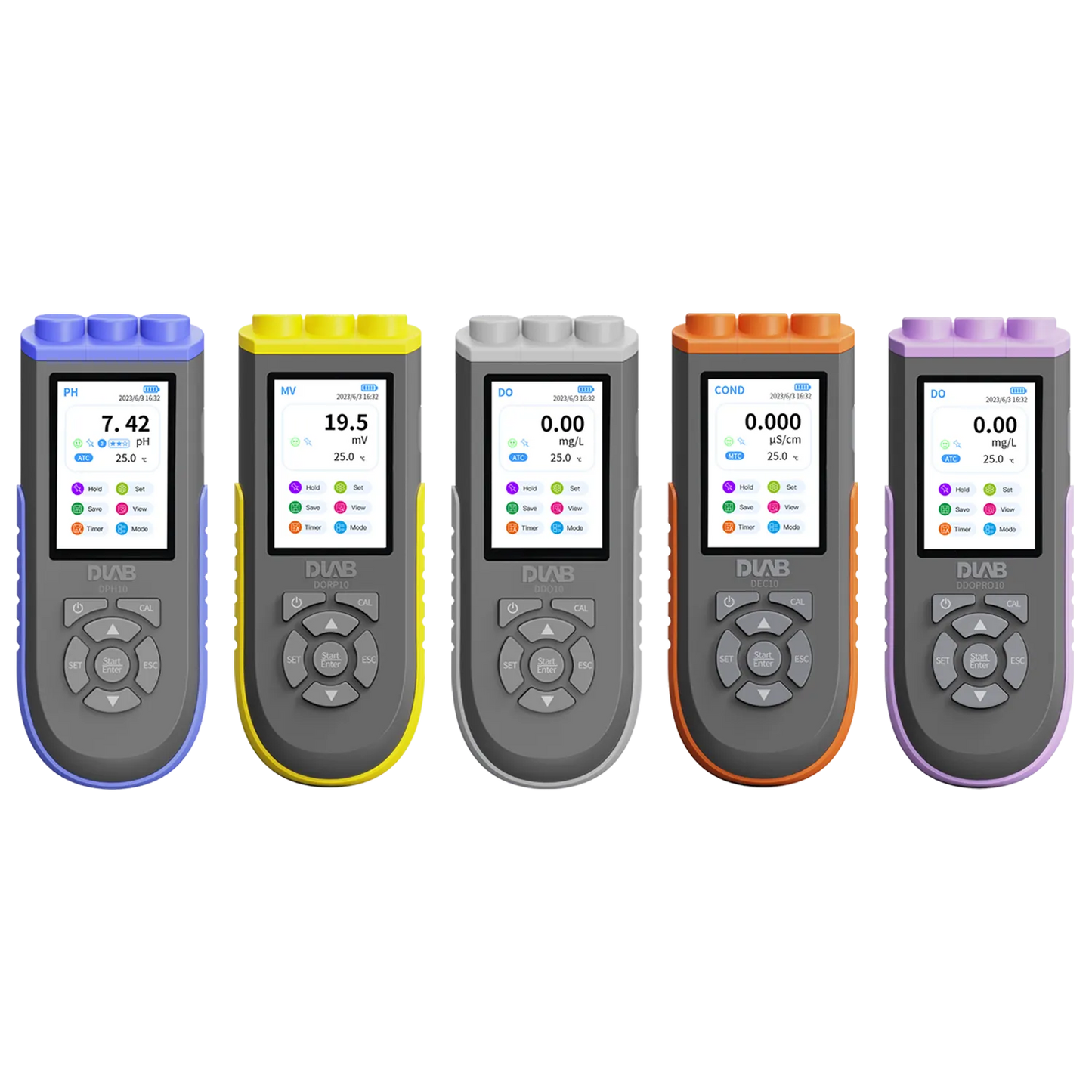 Portable Meters(Single parameter) DPH1O DORP10 DDO10(Polarographic Type) DEC10 DDOPRO10(Optical Type)