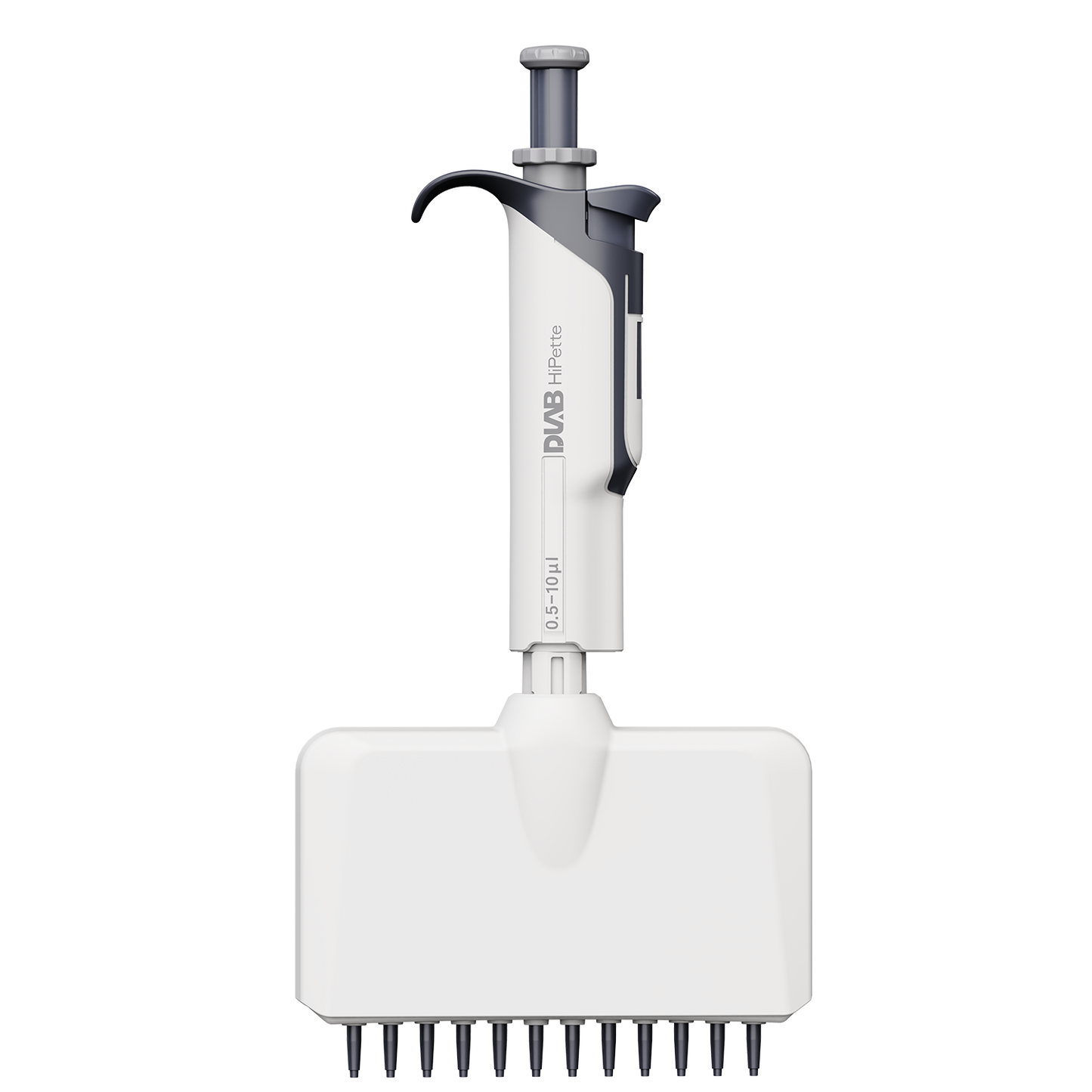 HiPette Fully Autoclavable Manual 12-Channel Adjustable Color-Coded Pipette